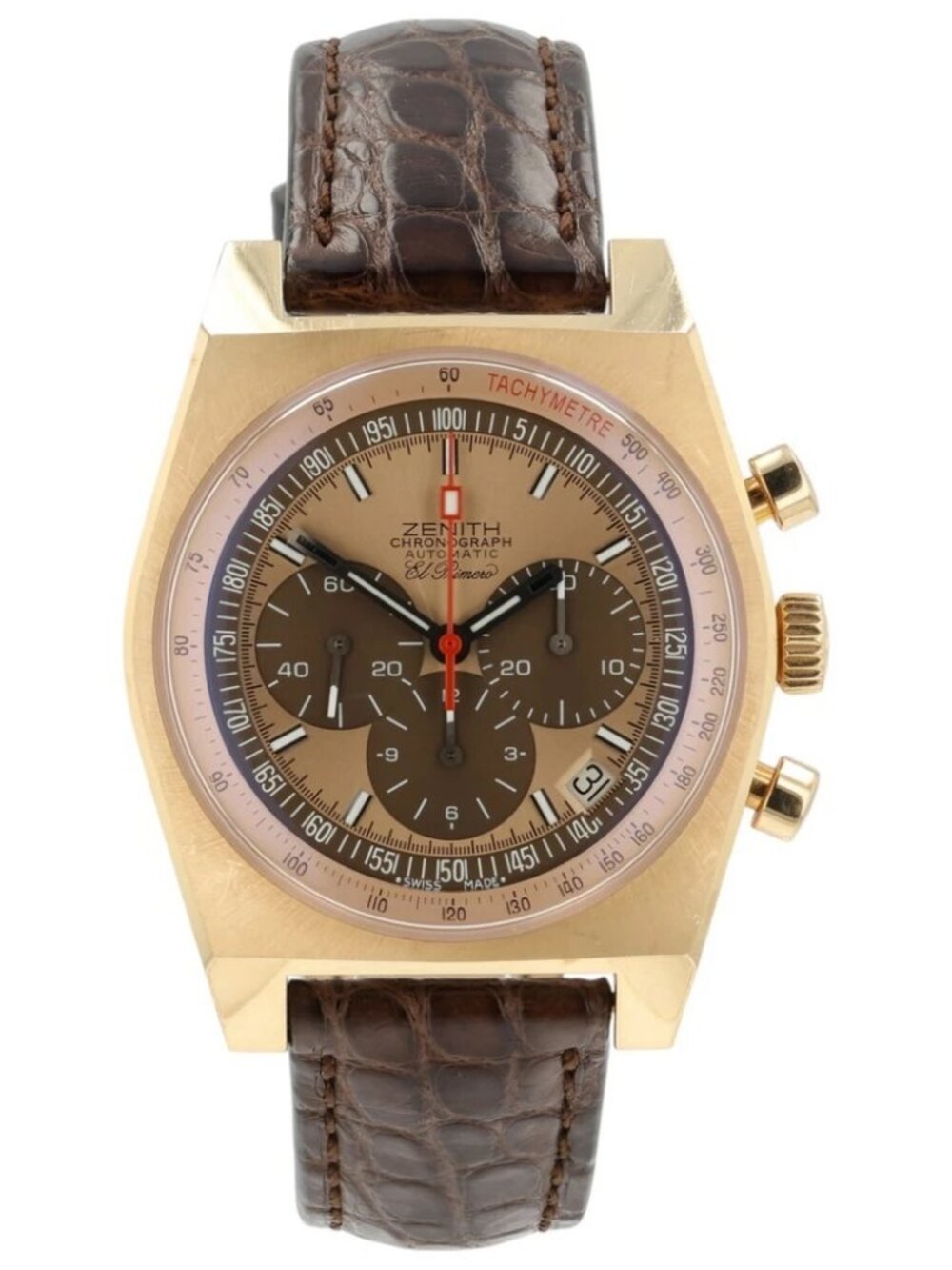 Zenith El Primero New Vintage 1969 Copper Dial 18k Rose Gold 40mm 18.1969.469